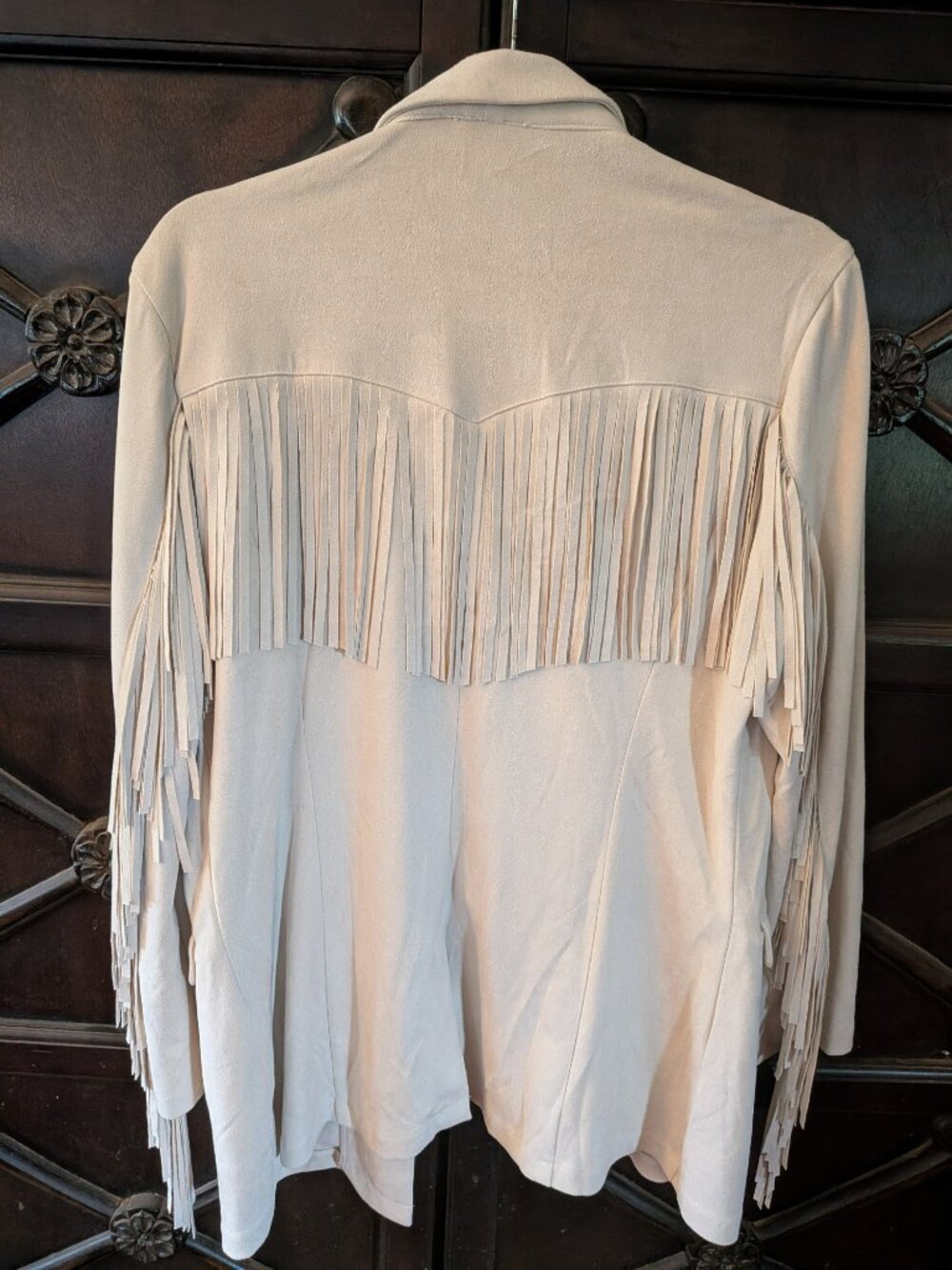 Suede fringe blazer - Picture 3 of 8